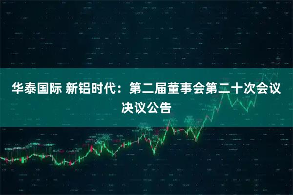 华泰国际 新铝时代：第二届董事会第二十次会议决议公告