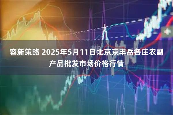 容新策略 2025年5月11日北京京丰岳各庄农副产品批发市场价格行情